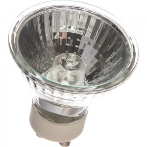 Галогенная лампа с защитным стеклом GU10 35W 220V 2000 часов Camelion 5561