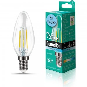 Светодиодная лампа Camelion LED7-C35-FL/845/E14 7Вт 220В 13453