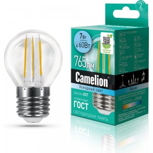 Светодиодная лампа Camelion LED7-G45-FL/845/E27 7Вт 220В 13459