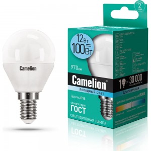 Светодиодная лампа Camelion LED12-G45/845/E14 12Вт 220В 13695