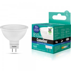Светодиодная лампа Camelion LED10-JCDR/865/GU5.3 10Вт 220В 13686