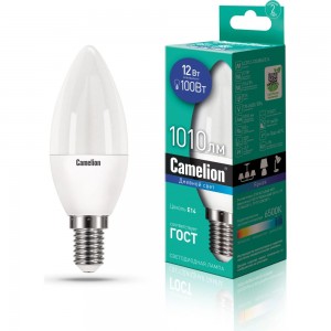 Светодиодная лампа Camelion LED12-C35/865/E14 12Вт 220В 13691