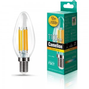 Светодиодная лампа Camelion LED12-C35-FL/830/E14 12Вт 220В 13708