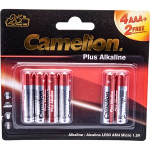 Батарейка Camelion 1.5В LR03 Plus Alkaline 14112