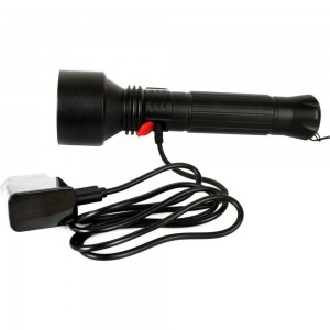 Аккумуляторный фонарь Camelion E163 3,7В, черный, T40 LED, 10 Ватт, 3 режима, алюминий, бокс 14279