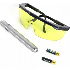 UV набор для поиска утечек фреона Car-tool фонарик + очки CT-M1031