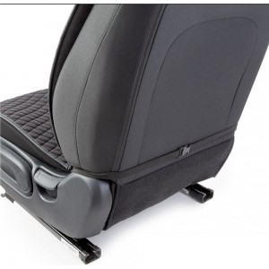 Накидки на передние сиденья CarPerformance, 2 шт. материал fiberflax /лен/ CUS-1032 BK