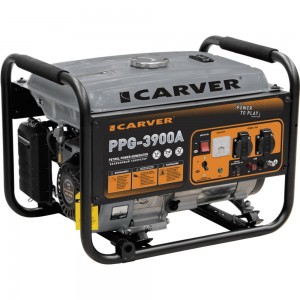 Бензиновый генератор CARVER PPG-3900А 01.020.00012