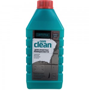 Концентрированный очиститель от высолов и остатков раствора CEMMIX Clean 1 л 558405