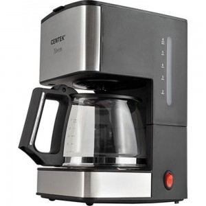 Капельная кофеварка Centek 680Вт, 800мл, капля стоп, съёмный фильтр, подогрев CT-1144