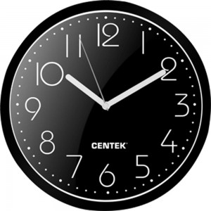 Настенные часы Centek CT-7105 Black 