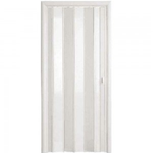 Дверь-гармошка Центурион майами-стиль, белый глянец, 2050x840 мм 815