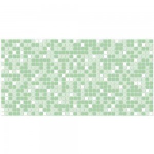 Декоративная панель пвх Центурион 955x480 (мозаика зеленая; 3 мм; 1 шт.) 42954