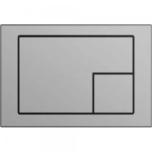 Кнопка Cersanit CORNER для LINK PRO/VECTOR/LINK/HI-TEC пластик, хром, матовый 64107