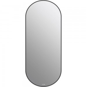 Зеркало Cersanit ECLIPSE smart 50x122 с подсветкой, овальное, в черной рамке 64200