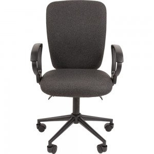 Компьютерное кресло CHAIRMAN 9801 Black ткань, серый 00-07111817