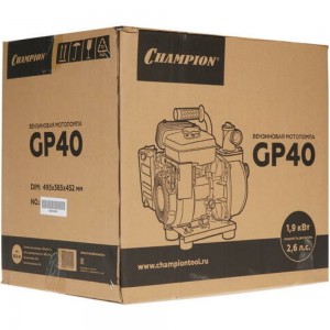 Мотопомпа CHAMPION GP40