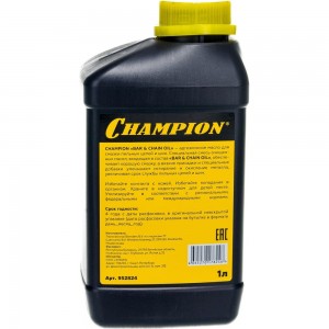 Масло для смазки пильных цепей и шин (1 л) Champion 952824
