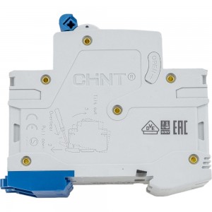 Автоматический выключатель CHINT NB1-63, 2P, 6A, 6кА, характеристика C 179667