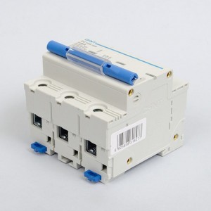 Автоматический выключатель CHINT DZ158-125H, 3P, 80A, 10kA, характеристика 8-12In 158095