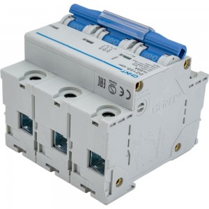 Автоматический выключатель CHINT DZ158-125H, 3P, 63A, 10kA, характеристика 8-12In 158094
