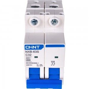 Автоматический выключатель CHINT NXB-63S 2P 32А 4.5kA характеристика C R 296791
