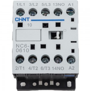 Контактор CHINT NC6-0610 6А 230В 50Гц 1НО (R) 247440