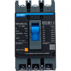 Автоматический выключатель CHINT 3п 125А 25кА NXM-125S (R) 131363