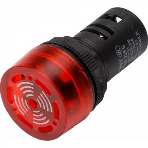 Звуковой сигнализатор CHINT ND16-22FS d22мм красный LED AC 220В (R) 593399