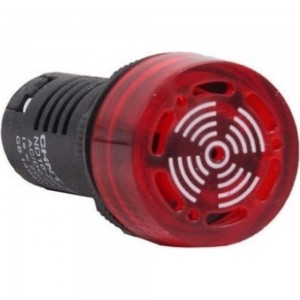 Звуковой сигнализатор CHINT ND16-22FS d22мм красный LED AC 220В (R) 593399