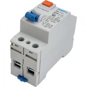 Выключатель дифференциального тока CHINT (УЗО) 2п 63А 300мА тип AC 6кА NL1-63 (R) 200220
