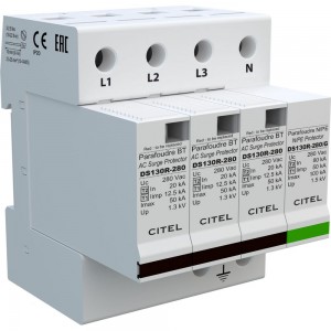 Устройство защиты от импульсных перенапряжений Citel тип 1+2 DS134R-280/G 571124