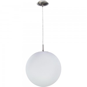 Подвесной светильник Citilux Шар, 30см, белый+матовый хром CL941301