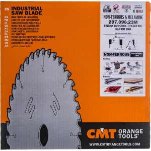 Диск пильный по цветным металлам и пластику (315x30x3.2/2.5 мм; Z96) CMT 297.096.23M