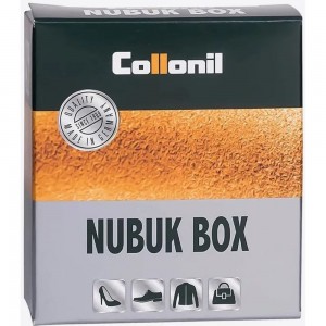 Двусторонний ластик для очистки и расчесывания изделий из замши, велюра и нубука Collonil Nubuk Box 7030 000