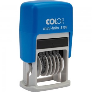 Автоматический нумератор-мини Colop пластик 6-разрядный высота шрифта 3,8 мм S 126 00-00001037
