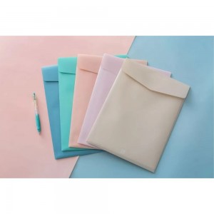 Папка-конверт COMIX на липучке вертикальная A4 Morandi розовый 10 шт в упаковке A1771 PU