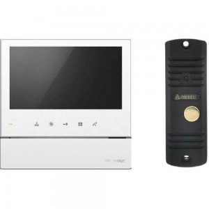 Комплект видеодомофона и вызывной панели COMMAX CDV-70H2(White)/AVC305B
