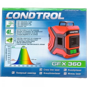Лазерный нивелир Condtrol GFX360 1-2-221