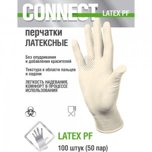 Латексные перчатки CONNECT CT0000004669 