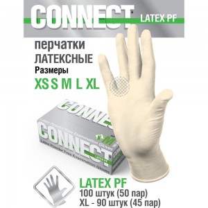 Латексные перчатки CONNECT CT0000004669 