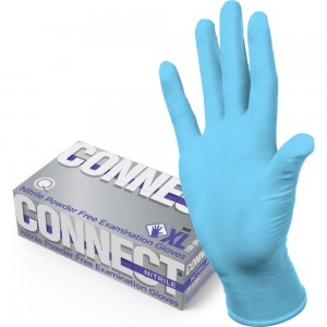 Нитриловые перчатки CONNECT 100 шт., размер XL CТ0000004693
