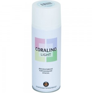 Декоративная аэрозольная краска CORALINO LIGHT Белый иней CL1010