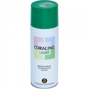 Декоративная аэрозольная краска CORALINO LIGHT Весенняя зелень CL1003
