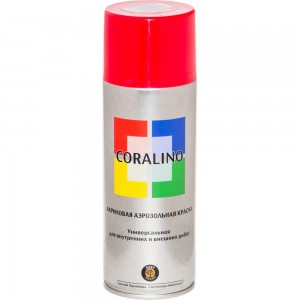 Аэрозольная краска CORALINO RAL3020 Светофорно-Красный С13020