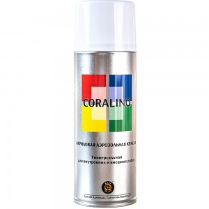 Аэрозольная краска CORALINO RAL9003 Белый Матовый С19503