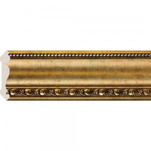 Карниз Cosca 155-552 интерьерный багет, 70 мм, античное золото СПБ016634