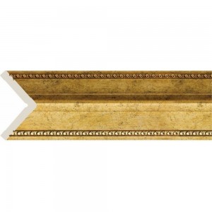 Угол Cosca интерьерный багет, 70 мм, античное золото СПБ035799