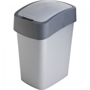 Контейнер для мусора CURVER FLIP BIN 25 л, графит 02171-686-00