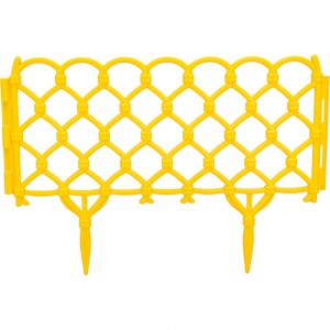 Декоративный забор Дачная мозаика Фаберже желтый 15242